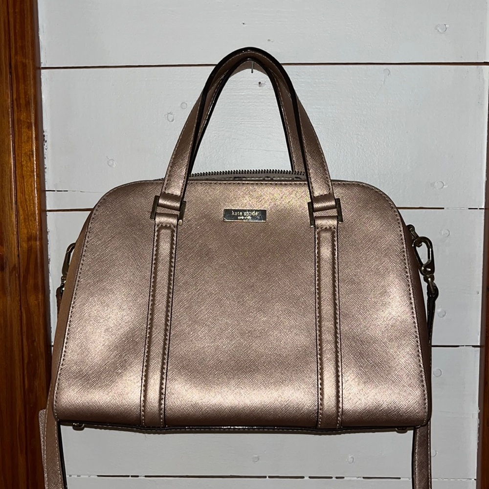 Rose Gold Kate Spade purse